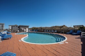 Pool - Oceanfront Condo, Beach Access, Shared Pool, & Hot Tub (Hatteras)