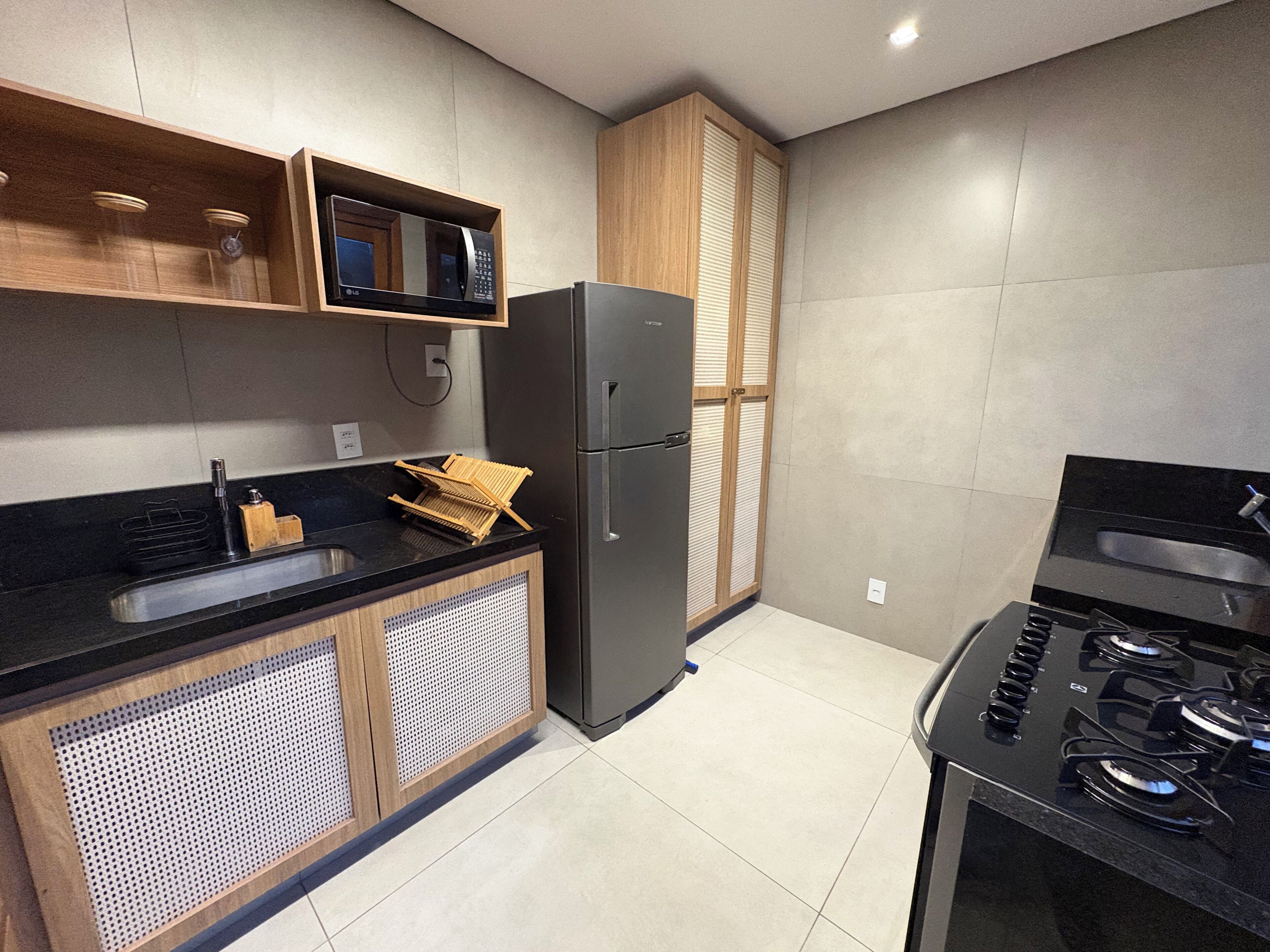 Ferienhaus, Gartenblick | Eigene Küche | Großer Kühlschrank, Mikrowelle, Ofen, Mixer