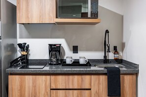 Fridge, microwave, coffee/tea maker, toaster - Departamento 1 Habitación en Polanco con Wifi| 812 (Ciudad de México)