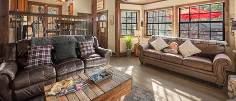 TV connectée, cheminée