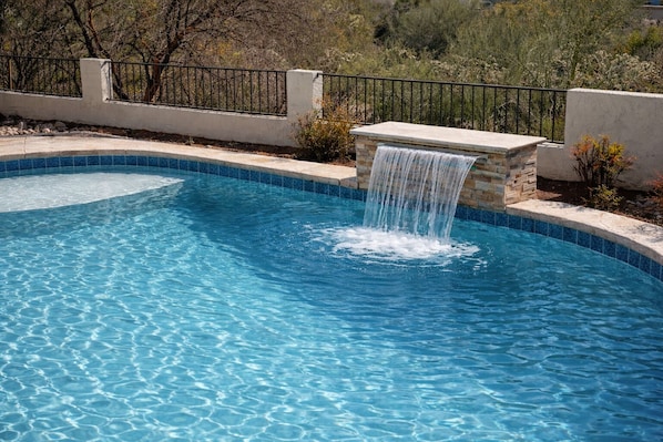Outdoor pool, a heated pool - Newly Remodeled Foothills Home with Heated Pool, Inground Spa, 2-Car Garage (Tucson)