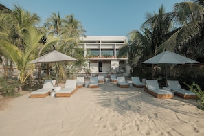 Private beach, beach towels - Notto Zicatela Hotel (Brisas de Zicatela)