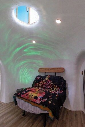 1 bedroom - Foam Dome Home - ome shaped space designed by Geordie and William Lishman. (Blackstock)