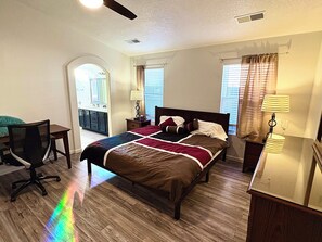 Iron/ironing board, WiFi, bed sheets