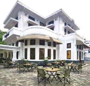 Voorkant van accommodatie