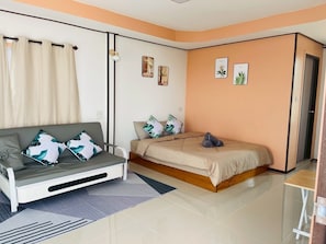 Quadruple Room, Partial Sea View