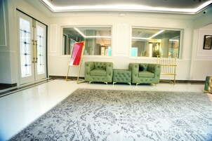 Sitteområde i lobbyen