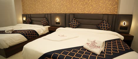 Minibar, wifi gratis y ropa de cama