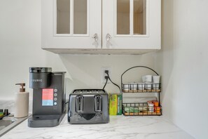 Fridge, microwave, stovetop, coffee/tea maker - Apt in Historic Lynn Neighborhood: 2 Mi to Beach! (Lynn)
