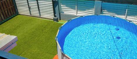 Departamento, 2 habitaciones, para fumadores, Terraza | Alberca | Alberca al aire libre