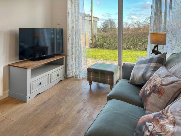 Living area - Charming single-storey barn conversion on a working farm. (Wolseley Bridge)