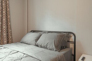 2 bedrooms, iron/ironing board, travel crib, WiFi
