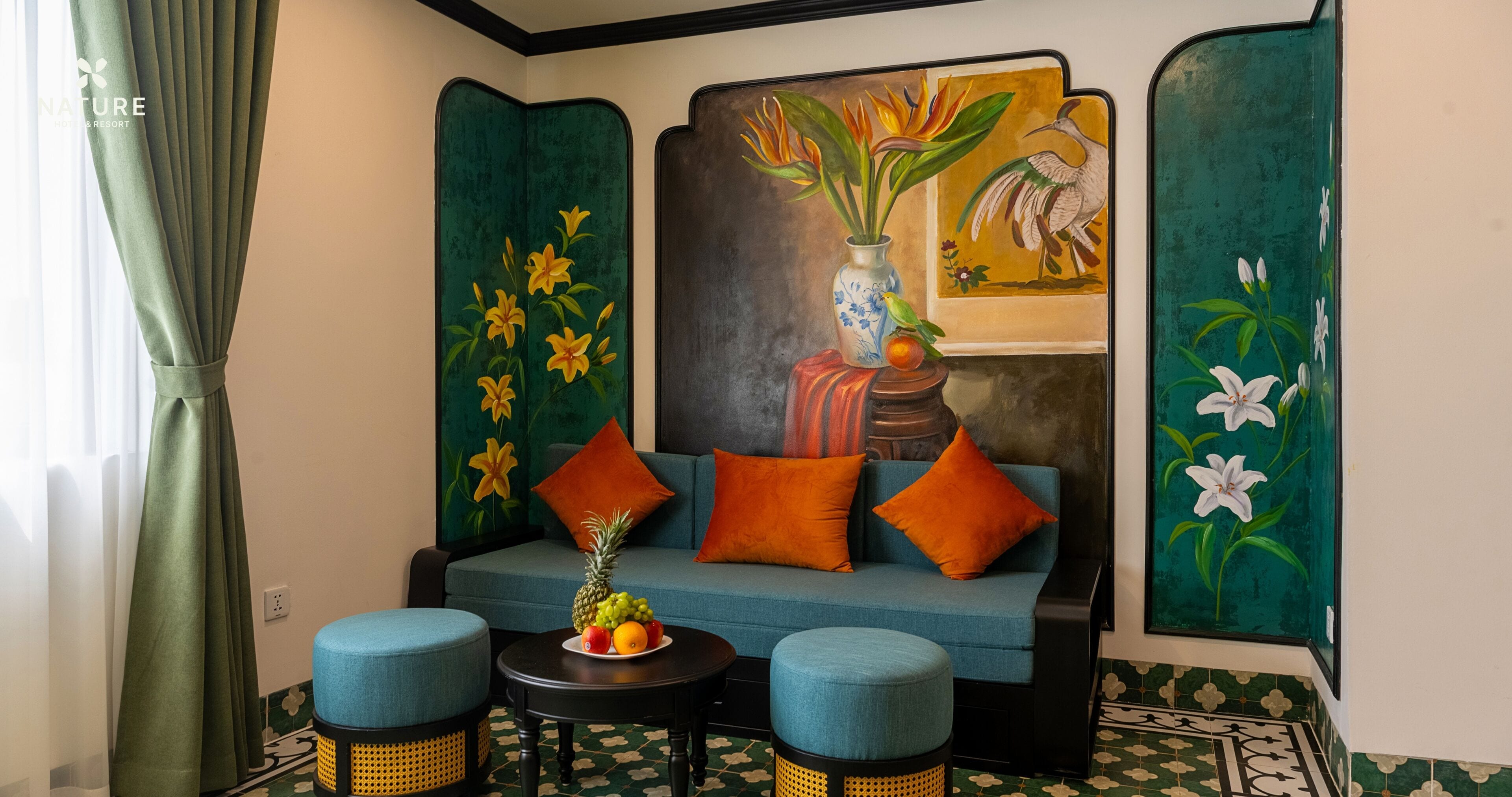 Premier Room, 1 Bedroom, City View | Living area | 43-inch LED TV with digital channels