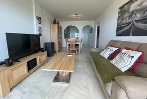 Living area - Apartment 'Casa Del Sol By Immo Stoop' with Sea View, Wi-Fi and Air Conditioning (Torrox)