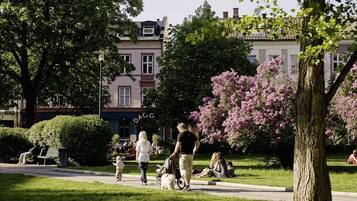 Overnattingsstedets uteområder