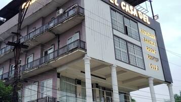 Voorkant van accommodatie