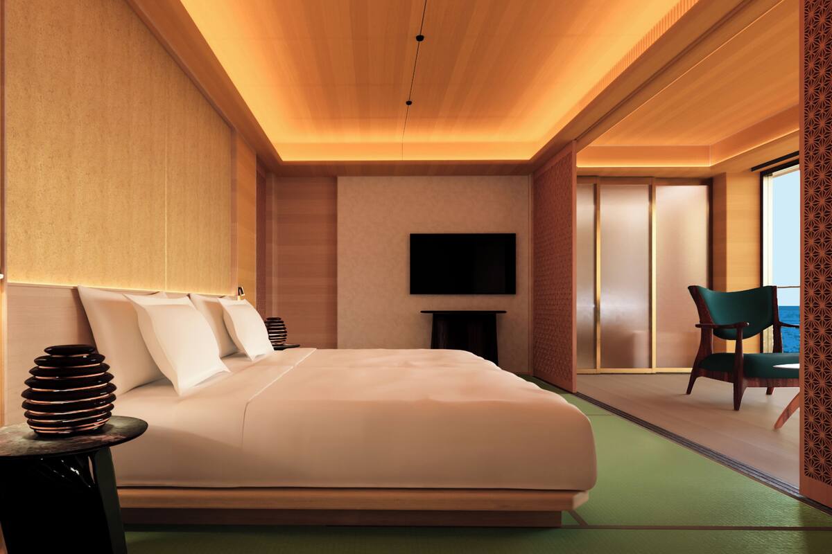 Twin Room, Beach View