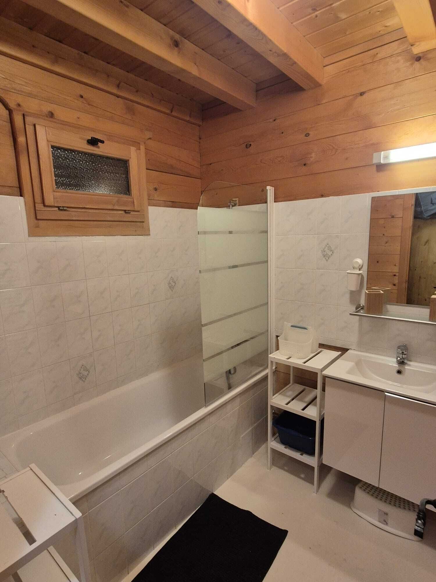 Een douche, een haardroger