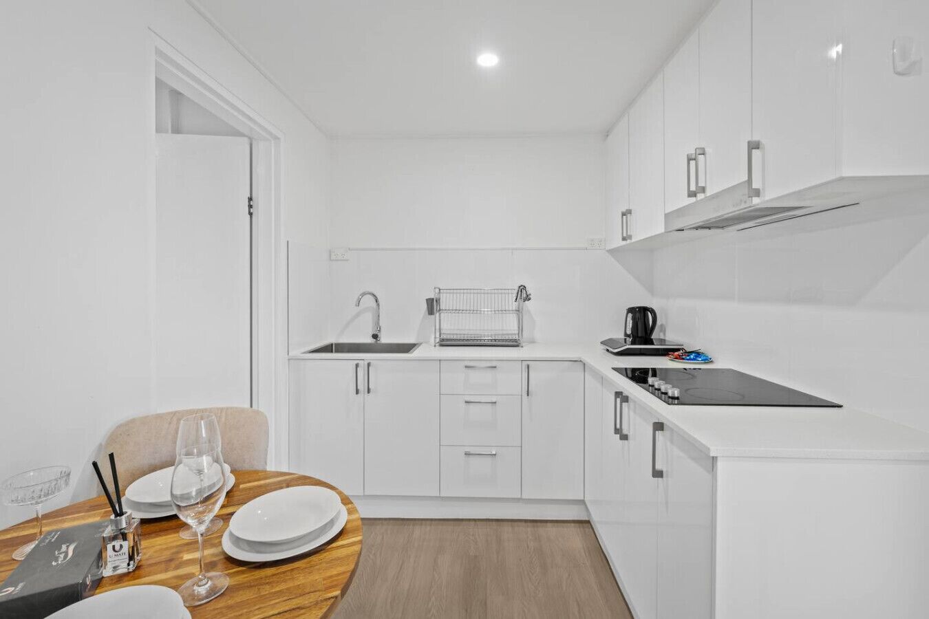 Fridge, microwave, stovetop, toaster