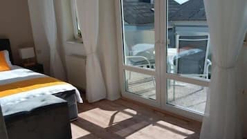 1 chambre, fer et planche Ă repasser, Wi-Fi gratuit, draps fournis
