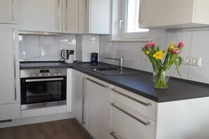 Kühlschrank, Ofen, Herdplatte, Geschirrspüler