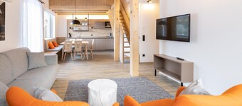 Spacious 8-Person Alpine Apartment with Balcony