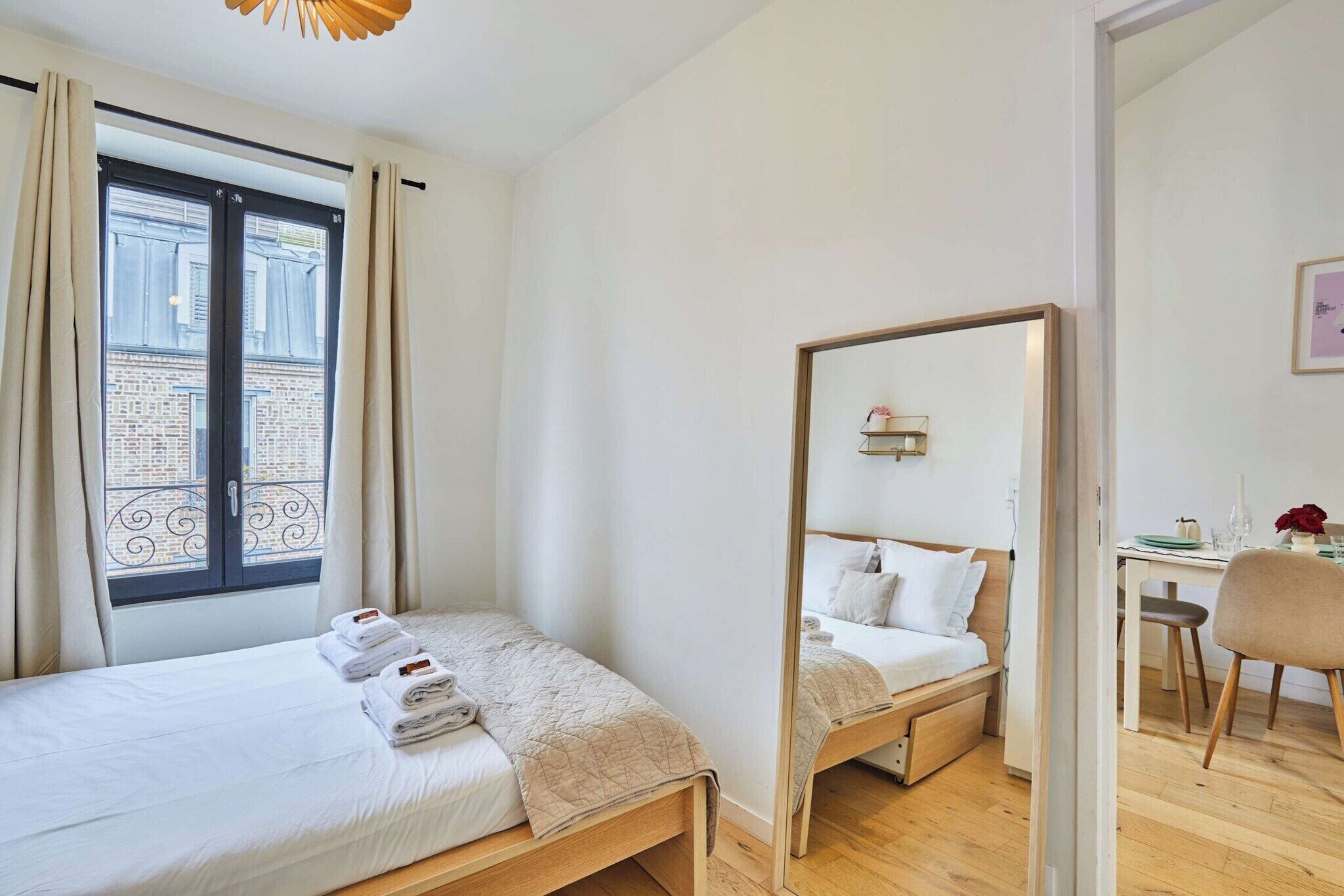 Desk, iron/ironing board, free WiFi, bed sheets