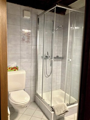 Shower, hair dryer, towels, soap - Warm independent rustic apartment, for nature lovers (Miglieglia)