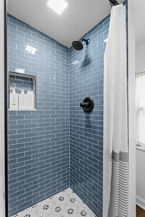 Shower, hair dryer, towels, soap - Jasmine Oaks Retreat in beautiful South Tampa (Tampa)