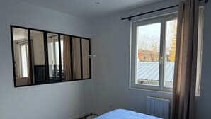 1 soverom og sengetøy