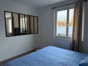 1 室のベッドルーム、ベッドシーツ