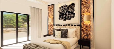 Junior Studio Suite | Peti besi dalam bilik, meja, seterika/papan seterika, Wi-fi percuma