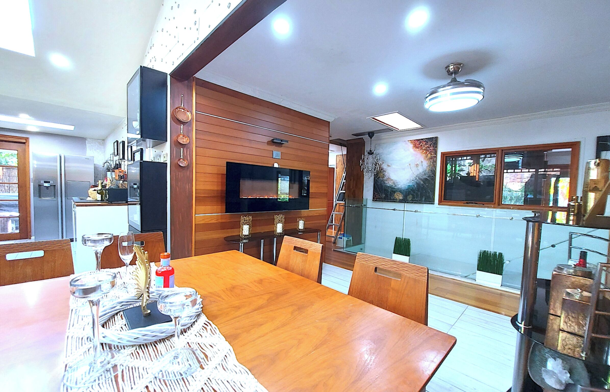 Casa, 3 quartos, banheira de imersão, vista para o jardim | Sala de jantar