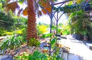 Ferienhaus, 3 Schlafzimmer, Whirlpool, Gartenblick | Garten