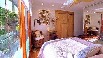 Casa, 3 habitaciones, hidromasaje, vista al jardín | 3 habitaciones