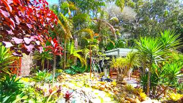 Huis, 3 slaapkamers, bubbelbad, uitzicht op tuin | Tuin