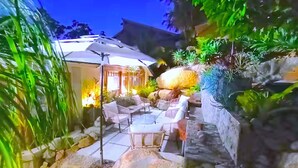 Casa, 3 habitaciones, hidromasaje, vista al jardín | Alberca