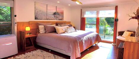 Maison, 3 chambres, bain Ă remous, vue jardin