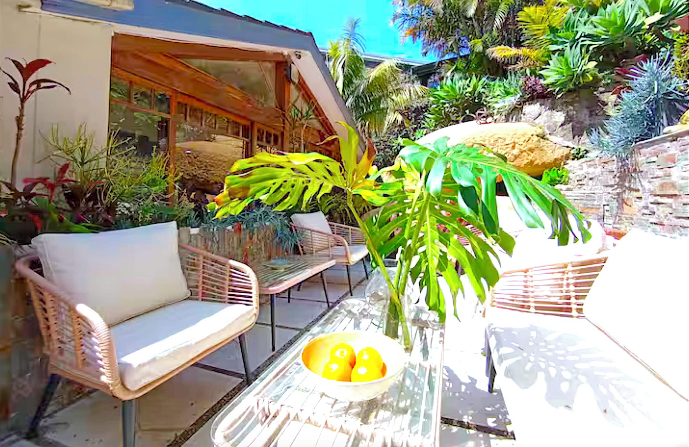 Maison, 3 chambres, baignoire à remous, vue sur le jardin | Jardin