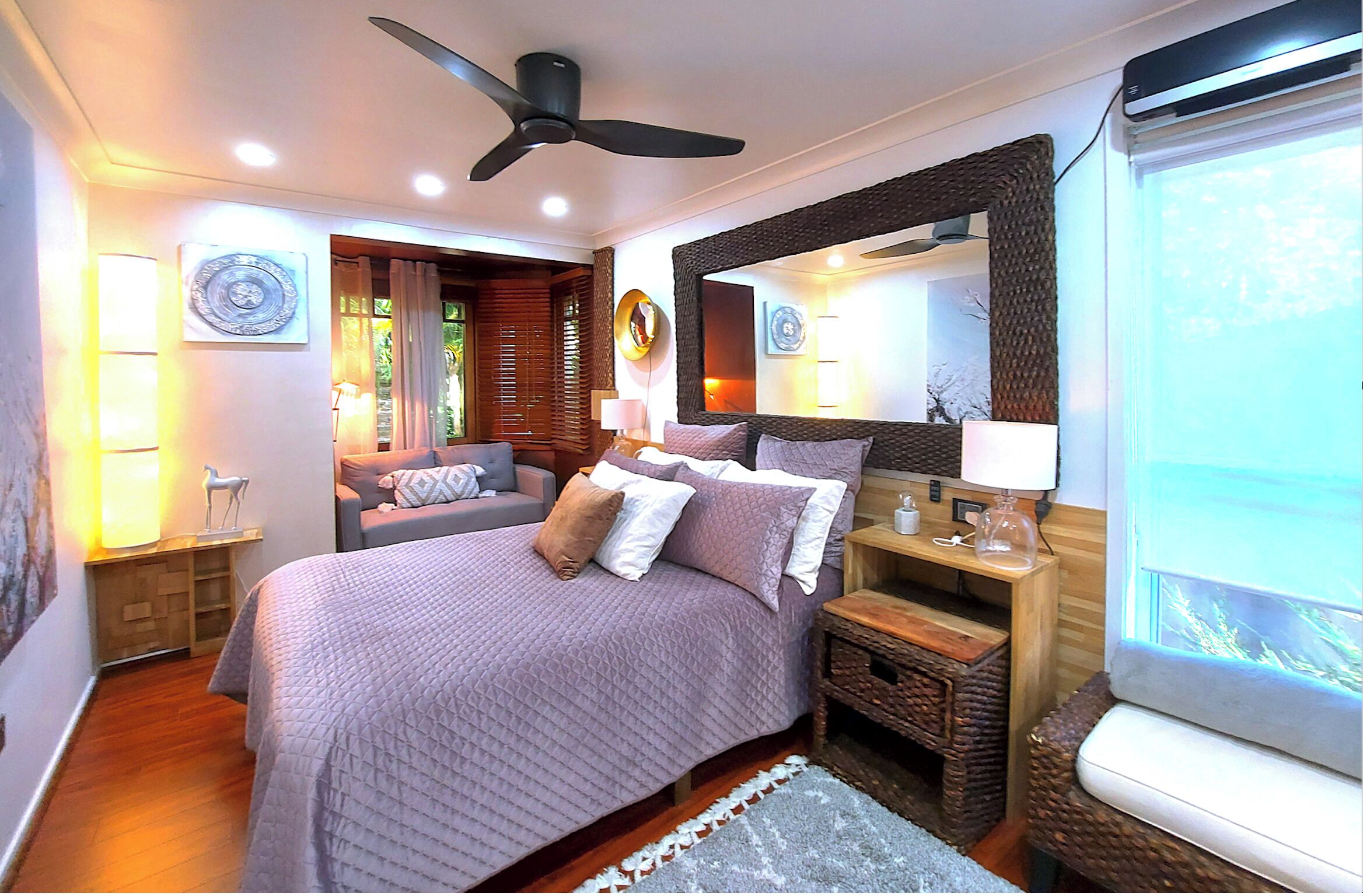 Casa, 3 habitaciones, hidromasaje, vista al jardín | 3 habitaciones 