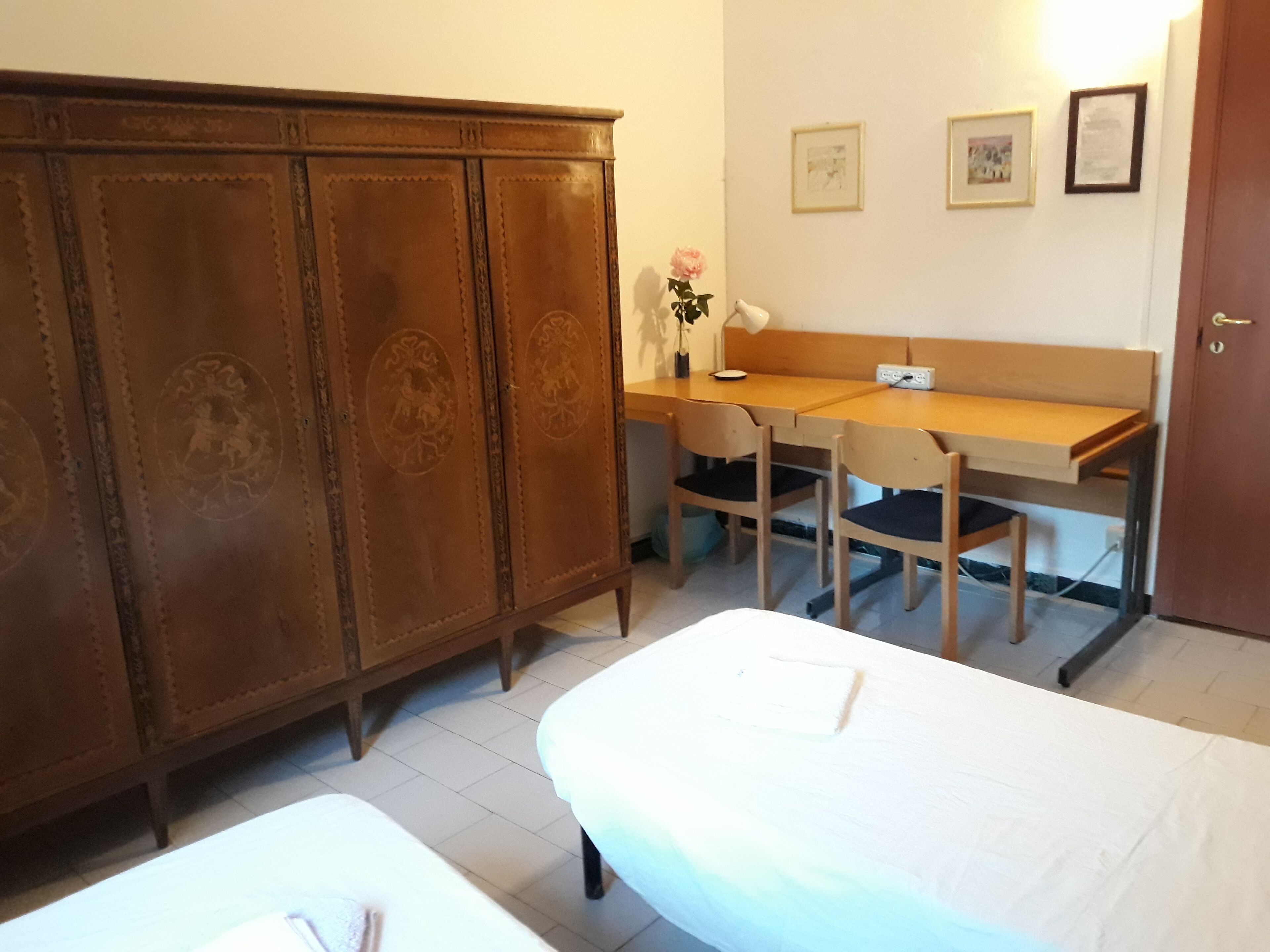 Camera Basic con 2 letti singoli, vista giardino | Wi-Fi gratuito