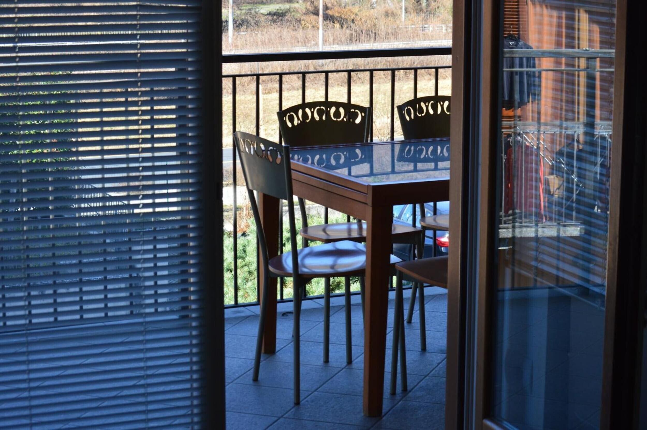 屋外ダイニングエリア