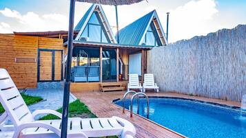 Bangalô conforto, vista para a piscina | Wi-Fi de cortesia