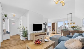 TV, fireplace, books, video library - Schleiglück -Beach chair, infrared heat cabin, fireplace, balcony, parking space (Olpenitz)