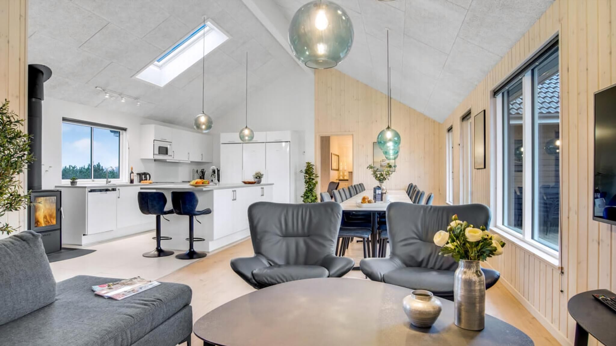 Fireplace, foosball, table tennis