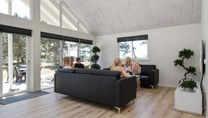 TV, fireplace, video game console, table football - VillaVilla 347 - Dueodde, Bornholm (Nexø)
