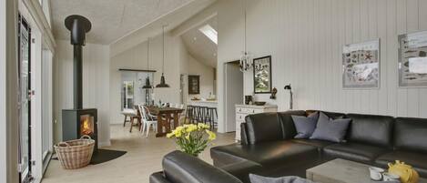 Chimenea y tenis de mesa