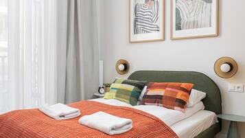 Apartment, Balkon | Bügeleisen/Bügelbrett, kostenloses WLAN