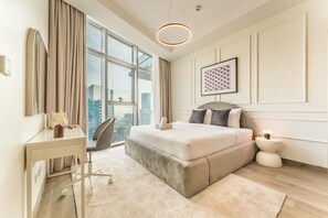 3 bedrooms, iron/ironing board, free WiFi, bed sheets - Burj Khalifa View, Easy Access to Dubai Mall and Burj Khalifa - Imperial Avenue, Downtown Dubai (Dubai)
