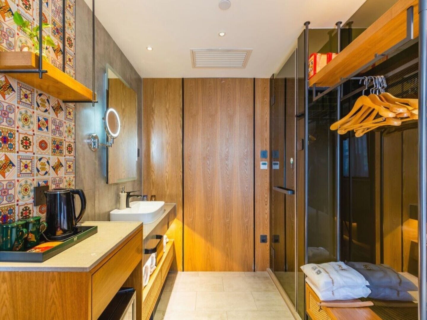 Luxury Double Room, City View | Desk, laptop workspace, iron/ironing board, free WiFi